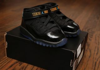 New Nike Air Jordan Retro 11 XI Gamma Blue Toddler 100 Authentic DS 4 10c
