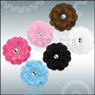 Photo Props Peony Flower Girls Baby Clip for Hair Headband 6 Colors Choose