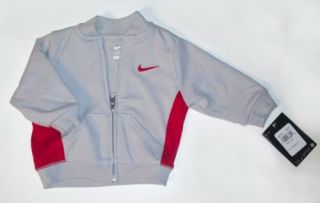 Nike Boy's Baby 5 Pcs Set Romper Jacket Pants Bib Beanie Hat All Sizes