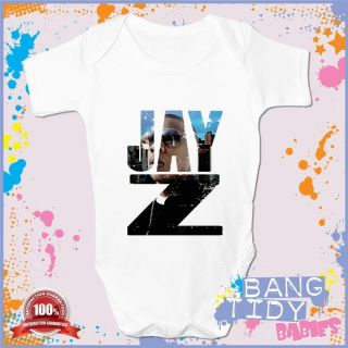 Jay Z Baby Grow Hip Hop Rapper Cool Boy Girl Babies Clothing Fun Gift