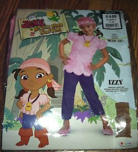 New Jake Neverland Pirates Izzy Toddler Girl's Halloween Costume Size 3T 4T