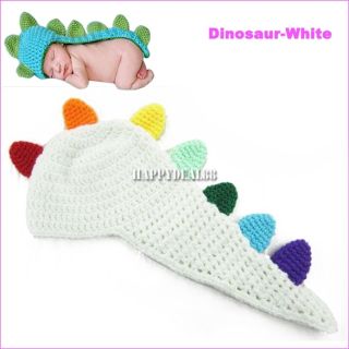 5 Styles Baby Crochet Photo Prop Outfits Costume Crochet Caps Animal Beanie Hats