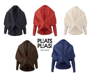 2013 A w Collection Issey Miyake Pleats Please Cardigan September 5 Colors New