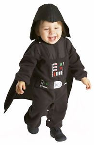 Newborn Size 0 6 Months Darth Vader Baby Costume Star Wars Costumes