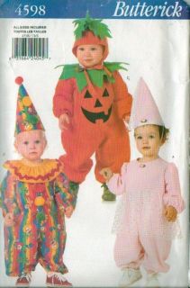 Child Infant Toddler Halloween Costume Sewing Pattern
