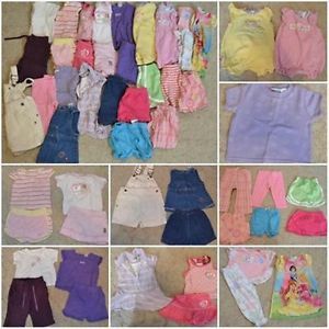 27 PC Lot Spring Summer Clothes Baby Girls Size 12 12 18 Months Nike Disney