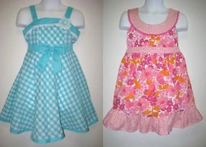 Girls Youngland Dress Clothes Lot Size 4 4T Pink Floral Aqua Outfit Toddler