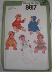 Baby Doll Clothes Patterns