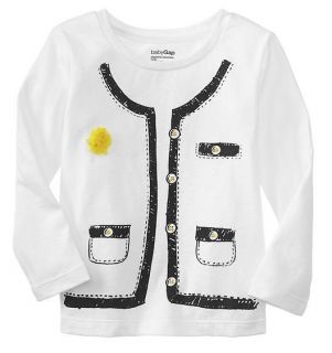 Baby Gap Girl Lemon Drop Chic Embellished Graphic Shirt 4T N350