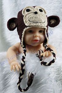 Newborn Baby Boy Girl Monkey Crochet Knit Hat Cap Photography Photo Prop K30