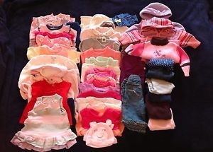 Huge Lot Baby Girl Clothes 3M 3 6 Months Spring Clothes Lot