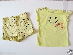 Gymboree Baby Girls Cape Cod Cutie Shorts Oufit NWT 18 24 M Smiley Face Shirt