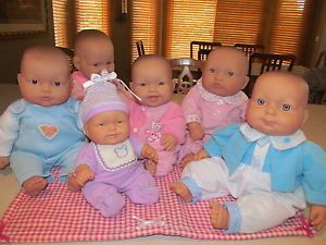 6 Berenguer Lots Love Cuddle Boy Girl Newborn Baby Doll Clothes Outfit Lot
