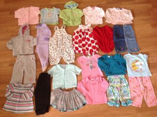 Baby Girls Clothing Lot Size 12 18 Months Tops Bottoms Jackets Pants Jeans