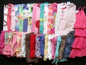 Huge Used Baby Girl 36 Month 3T Spring Summer Clothes Outfits Shorts Play Lot