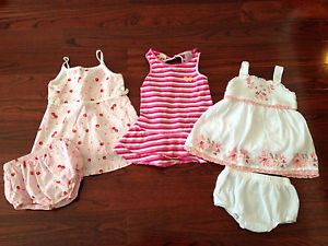 Baby Girls 18 Months Spring Summer Clothes Dress Sets Outfits Lot Sundress