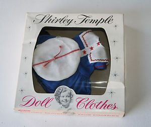 Shirley Temple Doll Clothes 1950's Sailor Dress
