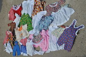 Vintage Huge Lot Baby Doll Clothes Lot Antique Mixed Sizes Lot 50's 60's 70'S