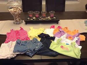 Gymboree Lot of Baby Girl Clothes Size 6 12 Months 10 Pieces