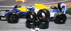 XPG Slot Car Tires 2pr Fit Scalextric F1 Williams FW14B McLaren MP4 6