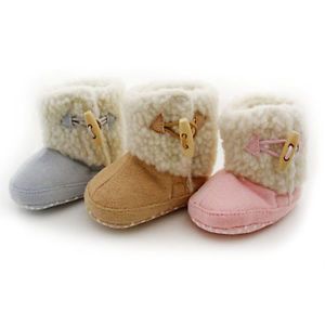 Toddler Baby Boots Boys Girls Snow Winter Soft Bottom Shoes Suit for 0 12 Months