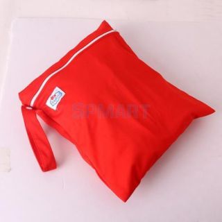 3pcs Zipper Waterproof Reusable Baby Cloth Diaper Nappy Wet Dry Bag Swimer Tote