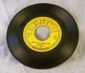 Johnny Cash 1958 Sun Records Ballad Teenage Queen Big River VG Very Clean