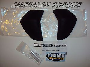Brand New Buell XB Frame Pucks Complete Kit Free Buell Racing Decal