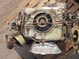 Chevy Chevrolet Corvair Engine Six Cylinder Dual Carb 1961 80 HP 80HP 3786588