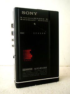 Sony Walkman Wm F100III Wm F103 Personal Radio Cassette Player Auto Reverse
