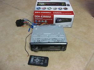 Pioneer DEH X3500UI CD Player  In Dash Receiver