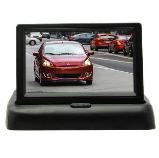 4 3" TFT LCD Car Rearview Backup Monitor Screen Reverse Foldable Camera DVD VCR