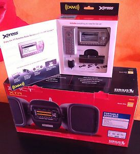 Sirius XM Satellite Radio Receiver w Car Kit Portable Boom Box New in Box