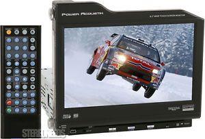 Power Acoustik in Dash Car 8 3" Touchscreen Monitor DVD CD  iPod Player 7"