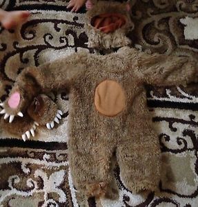 Tom Arma Brown Bear Halloween Costume Toddler Girls Boys Size 18 24 Months