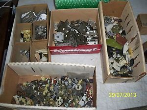 Large Lot of Old Chrysler Dodge Plymouth Body Moulding Clips Fasteners