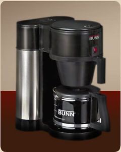 Bunn NHBXB 10 Cup Black Stainless Steel Coffee Maker Brewer