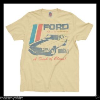 New Authentic Mens Ford Mustang Touch of Class Tee Shirt by Junk Food Clothing
