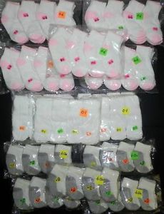 180 Pair Baby Socks Wholesale Lot