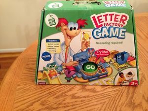 LeapFrog Letter Factory Board Game Letters Phonics Matching Counting Learning