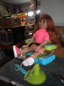 Battat Hair Beauty Salon Barber Chair with 18" Battat Doll