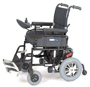 Active Care Wildcat Folding Power Chair Electric Wheelchair 18" Seat Black