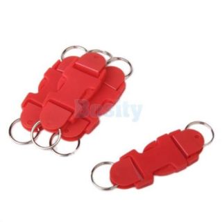 3X 10pcs Red Side Quick Release Plastic Buckles for Bag Clothes Locks 9 4x2 5cm