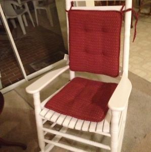 Cracker Barrel Rocking Chair and Cushion Only Used for One Month Local Pick Up