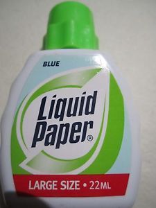 Liquid Paper Blue Pink Green Ivory Yellow Color Out Correction Fluid 22ml