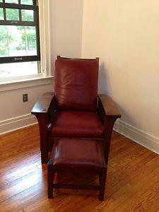 Stickley Morris Chair and Ottoman