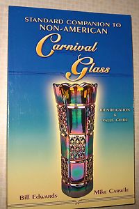 Carnival Glass Price Guide Collector's Book Decanter Vase Pitcher Tray Bowl