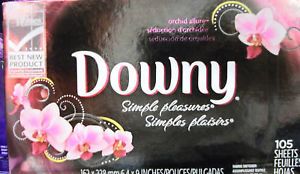 Downy Simple Pleasures Dryer Sheets Orchid Allure