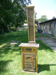 U s Mail Brass Front Letter Box w Glass Chute by Cutler Mail Chute Co Big