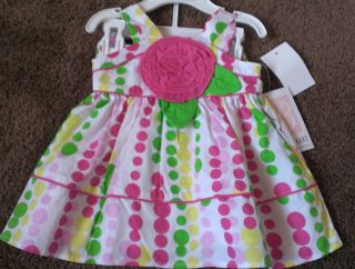 Bonnie Baby Polkda Dot Dress 3 6 Months